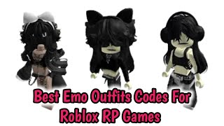 Best Emo Outfit Codes For Roblox Brookhaven Berry Avenue amp Bloxburg 2024 l Beautiful Emo Outfits [upl. by Roldan]