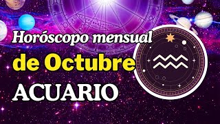 ACUARIO ♒ 𝐋𝐨 𝐐𝐮𝐞 𝐃𝐞𝐛𝐞 𝐒𝐚𝐛𝐞𝐫 🔮Horoscopo Del Mes De Octubre Del 2024 [upl. by Enitsed]