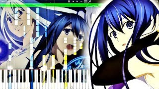 Brynhildr in the Darkness OP  Piano Tutorial 極黒のブリュンヒルデ 【ピアノ】 [upl. by Samohtnhoj]