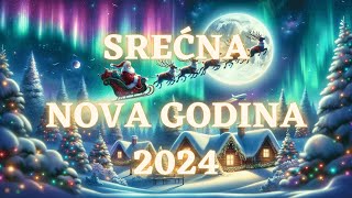 Novogodišnje poruke i čestitke za Novu Godinu  Srećna Nova Godina 2024 [upl. by Kinch720]