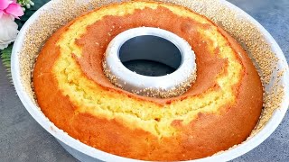 Cake à la crème fraîche en 5 minutes vous ferez ce gâteau tous les jours recette simple et rapide [upl. by Namrac]