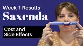 Saxenda Week 1 Results Cost Side Effects  Liraglutide vlog [upl. by Ardnosac908]