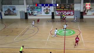 Futsal U23  Srbija  Francuska 33 Vrnjačka Banja 6 11 2024 [upl. by Nich]