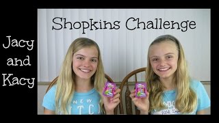 Shopkins Challenge  Jacy and Kacy [upl. by Panthia862]