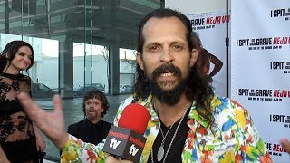 Jonathan Peacy Interview quotI Spit on Your Grave Deja Vuquot Premiere Red Carpet [upl. by Nevai]