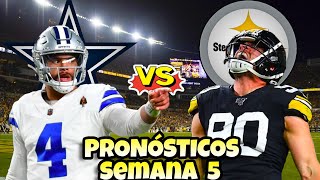 👉Pronósticos Semana 5 NFL 2024 🚨 Pronósticos y análisis NFL semana 5 2024 👈 NFL EN ESPAÑOL 2024 🍷 [upl. by Sitnik]