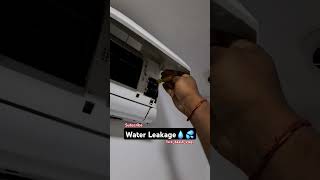 Water Leakage💧💦TeckAkashVlogs viralvideo airconditioning acwork trending ytshorts [upl. by Jasmina279]