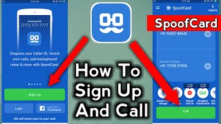 How To Login And Call in SpoofCard  Spoof Card Is Not Working  Spoofcard mein sign up kaise kare [upl. by Grote]