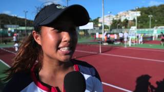 Interview  Irina RAMIALISON  Joueuse de tennis professionnelle  Mars 2014 [upl. by Baptista]