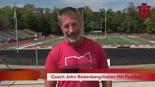 Indian Hill Football  Coach Rodenberg Interview  Week 5 2024 [upl. by Rorry]