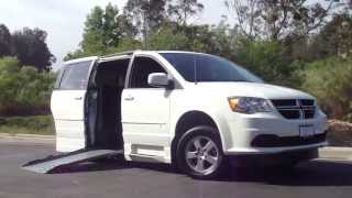 Dodge Grand Caravan Handicap Wheelchair Ramp Van Orange County [upl. by Aihseyk433]