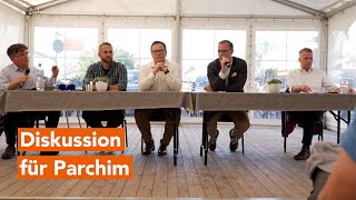 Umstrittene Podiumsdiskussion in Parchim zur Kommunalwahl [upl. by Deb458]