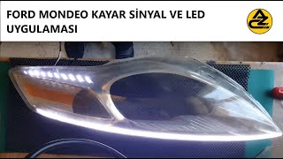 Ford Mondeo Led Far Nasıl Yapılır  How to make Ford Mondeo Led Headlight [upl. by Sille]