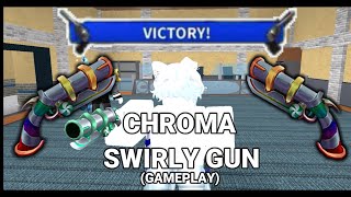 MM2 Gameplay Chroma Swirly Gun  Roblox [upl. by Leis]