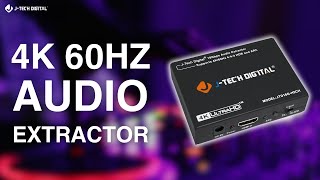 4K 60HZ Audio Extractor Product Overview [upl. by Virgel]