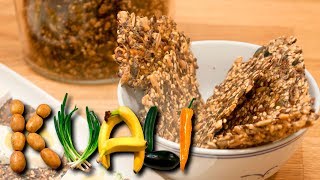 Nordic seed crackers  The best crispbread I know  LCHF [upl. by Fisch]