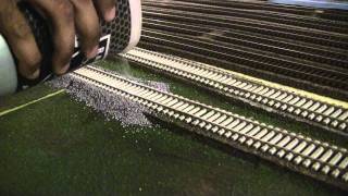 How To Ballast Track HO  Layout Building From Start To Finish Part 12  jlwii2000 [upl. by Dier]