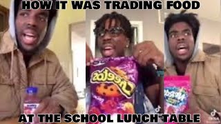 Trading food at the school lunch table meme  All Videos 125  Miccolla4 [upl. by Analak]