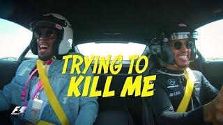 Lewis Hamilton vs Usain Bolt  Crazy AMG Onboard Action in Austin [upl. by Dexter548]