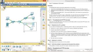 44210  4515 Packet Tracer  Troubleshooting IPv6 ACLs [upl. by Lia236]