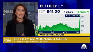 Eli Lilly blows past estimates hikes guidance as Zepbound Mounjaro sales soar [upl. by Ellenwad]