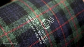 Scottish Harris Tweed Coats Protect Makers From Copycats [upl. by Arabella103]