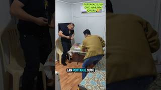 Portakal suyu diye yumurta içirdim çok komik oldufunny komedi komikvideolar viralvideo trending [upl. by Reizarf]