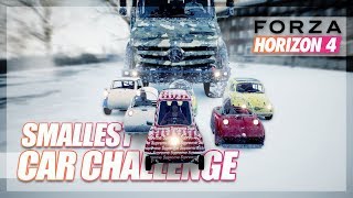 Forza Horizon 4  SMALLEST Car Challenge MiniGame [upl. by Latham]