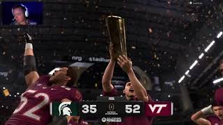 Year 4 CFP National Championship vs Michigan State [upl. by Sabah]