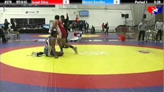 Schultz MFS 96 KG Cons Round 1 Israel Silva Mexico vs Manjot Sandhu Canada [upl. by Assirec880]