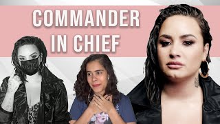 REAGINDO AO CLIPE DE COMMANDER IN CHIEF DEMI LOVATO  REACT  REAÇÃO [upl. by Yecram]