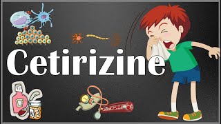 Cetirizine Zyrtec Reactine Prevalin  Uses Mechanism Of Action Adverse Effects Pharmacology [upl. by Almena]