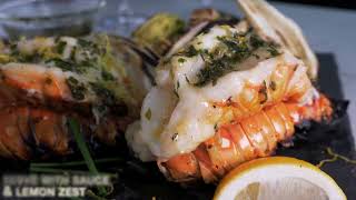 Herbed Butter Basted Grilled Lobster Tails [upl. by Woodhead]