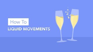 After Effects Tutorial  Easy liquid movements and cheersing drinks [upl. by Ahsirhcal]