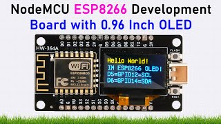 How to Set Up NodeMCU ESP8266 with 096 Inch OLED Display  Beginner Tutorial [upl. by Nrubliw]