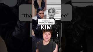 Taylor Swift names revenge song after Kim Kardashian part 1 [upl. by Nylicaj]