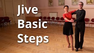 Jive Basic Steps  Dance Routine and Figures [upl. by Carolynne]