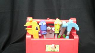 Handy Mannys Talkin Tool Box Talking Toolbox Playhouse Disney 9PC Play Set [upl. by Lleret]