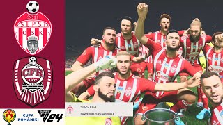 ACS SEPSI OSK  UNIVERSITATEA CLUJ  FINAL CUPA ROMÂNIEI 2023  EA SPORTS FC™ 24 [upl. by Jens280]