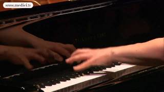 Angela Hewitt performs Bach French Suite No 2 Courante [upl. by Aspa]