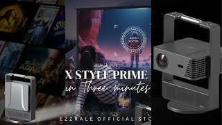 EZZRALE X STYLE PRIME 6500 Lumens  600 ANSI  Smart Android Projector 90 [upl. by Neukam]