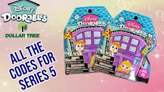 A Full Set of Series 5  Dollar Tree Disney Doorables Series 5 Blind Bags  Adult Collector Review [upl. by Hamlani660]