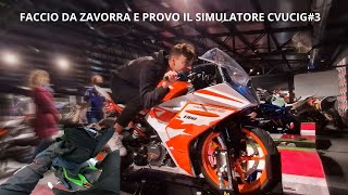 FACCIO DA ZAVORRA E PROVO IL SIMULATORE DI MOTO CVUCIGS3 [upl. by Raphaela]