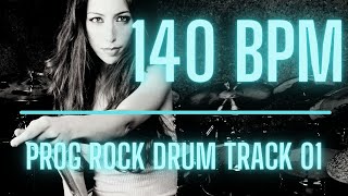 140 Bpm Drum beat Prog Rock 1 [upl. by Wendolyn]