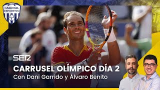 CARRUSEL OLÍMPICO RAFA NADAL SUPERA LA PRIMERA RONDA Y SE MEDIRÁ A DJOKOVIC ESTE LUNES [upl. by Alvar]