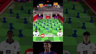 VALENCIA vs BARCELONA  LA LIGA HIGHLIGHTS  MARBLE FOOTBALL 081724 espn asmr [upl. by Liba319]