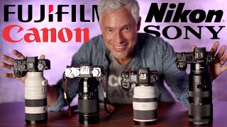 Canon RF 70200 f28 vs Nikon 70200 f28S vs Sony 70200 f28 GM II vs Fujifilm XF50140 f28 [upl. by Brunhild]