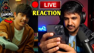 Desi Gamers AmitBhai LIVE🔴 Reaction on AJJUBHAI FACE REVEAL  Total Gaming Face Reveal [upl. by Amal]