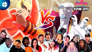 BARYON MODE Naruto 🦊🔥 MEGA Reaction MASHUP 🇯🇵😱 Boruto 216217 ボルト  海外の反応 [upl. by Jelsma]