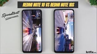 Redmi Note 10 vs Redmi Note 10s  Snapdragon 678 vs Helio G95 Speedtest Comparison [upl. by Sivram]